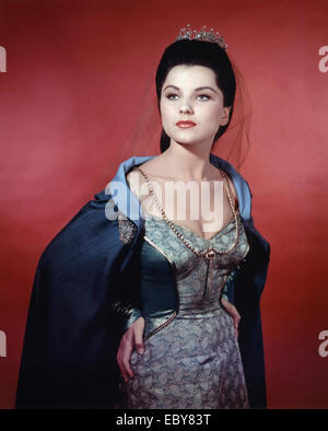 DEBRA PAGET actrice US sur 1956 Banque D'Images