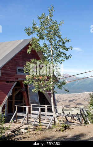 Kennecott mine, également connu sous le nom de Kennecott Mines ou l'AHRS Site No XMC-001, est un camp minier abandonné dans l'Alaska,Valdez-Cordova Banque D'Images