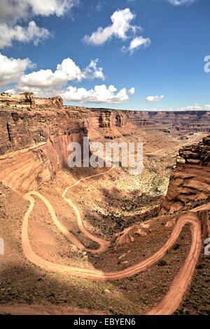 Route Vers Le Parc National Des Canyons Dans L'utah, Belle Route Vers 