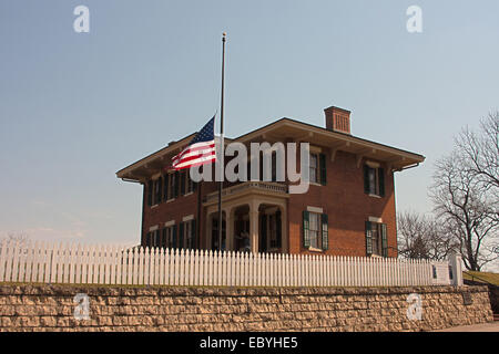 L'accueil d'Ulysses S. Grant le 18e Président des Etats-Unis à Galena Illinois Banque D'Images