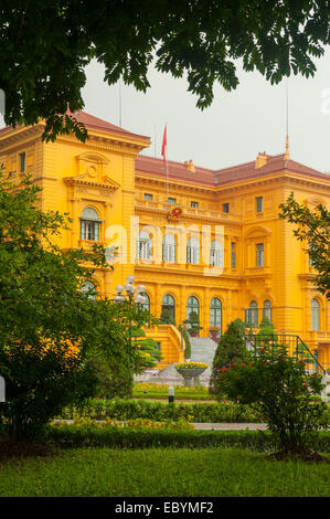 Palais présidentiel, Hanoi, Vietnam Banque D'Images