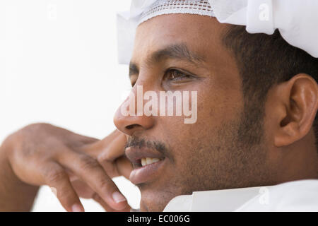 Portrait d'un jeune homme de bédouins, Dahab, Egypte Banque D'Images