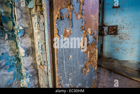 JUPITER en usine abandonnée Pripyat, ville Zone d'exclusion de Tchernobyl, l'Ukraine Banque D'Images