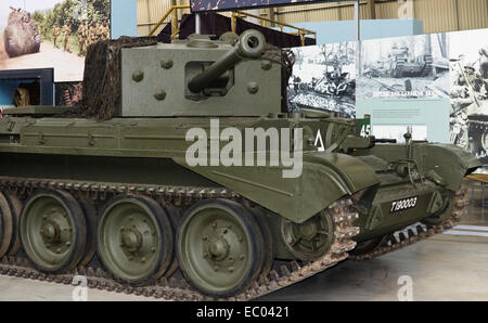 Les expositions dans le musée de Bovington Tank Dorset England UK British Cromwell Tank Banque D'Images