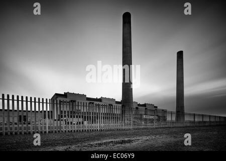 L'Cockenzie thermique au charbon dans la région de East Lothian, près d'Édimbourg. Cette station est maintenant fermé et en cours de démantèlement. Banque D'Images