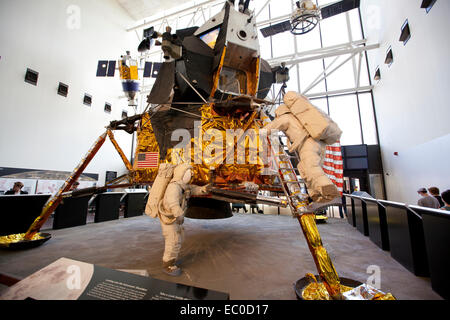 WASHINGTON D.C. - Le 24 mai 2014:Le module lunaire Apollo (LM) est un véhicule à deux étages conçu par Grumman pour transporter deux astronautes Banque D'Images