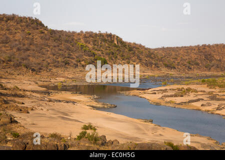 Olifants River, Kruger National Park, Afrique du Sud Banque D'Images
