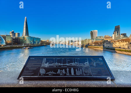 La Tamise traverse le sud de l'Angleterre Banque D'Images