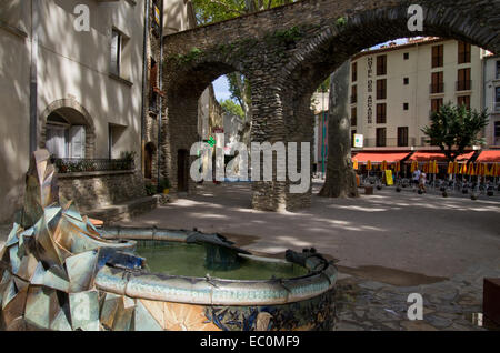 Ceret rampart sculpture Banque D'Images