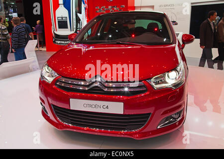 Genève - le 8 mars : la Citroën C4 sur l'affichage à la 81e, Geneva Palexpo Salon International de l'automobile le 8 mars, 2011 à Genève, Suisse Banque D'Images