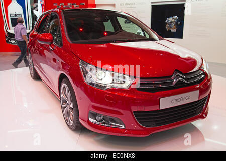 Genève - le 8 mars : la Citroën C4 sur l'affichage à la 81e, Geneva Palexpo Salon International de l'automobile le 8 mars, 2011 à Genève, Suisse Banque D'Images