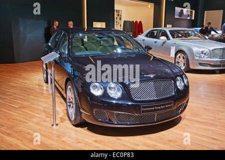 Genève - le 8 mars : La nouvelle Bentley Continental Flying Star' sur l'affichage à la 81e International Motor Show de Geneva Palexpo Ma Banque D'Images