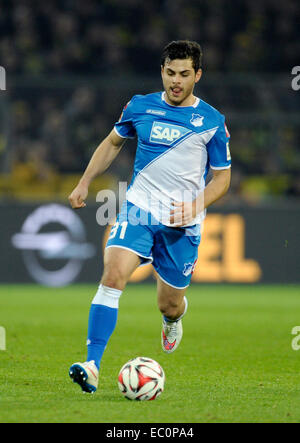 Dortmund, Allemagne. 5 déc, 2014. 1. Fussball-Bundesliga, ligue allemande de football 2014/2015 journée 14, le Borussia Dortmund (BVB) vs 1899 Hoffenheim --- Kevin Volland © kolvenbach/Alamy Live News Banque D'Images