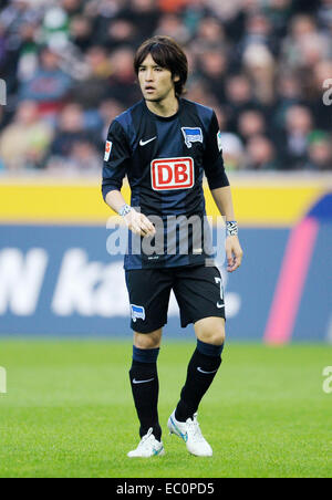 Moenchengladbach, Allemagne. 6e déc, 2014. 1. Fussball-Bundesliga, ligue allemande de football 2014/2015 journée 14 Borussia Moenchengladbach, Mšnchengladbach (, Gladbach) vs Hertha BSC Berlin --- Hajime Hosogai © kolvenbach/Alamy Live News Banque D'Images