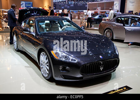 Genève - le 8 mars : la Maserati GTS sur l'affichage à la 81e, Geneva Palexpo Salon International de l'automobile le 8 mars 2011 à Genève, sw Banque D'Images