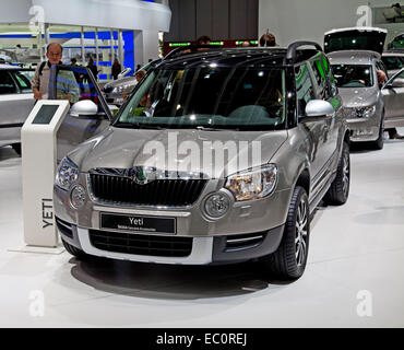 Genève - le 8 mars : la Skoda Yeti sur l'affichage à la 81e, Geneva Palexpo Salon International de l'automobile le 8 mars 2011, à Genève, SWI Banque D'Images