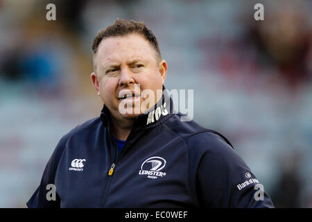 Londres, Royaume-Uni. 07Th Dec, 2014. European Rugby Champions Cup. Harlequins contre Leinster. Directeur de Leinster Rugby Matt O'Connor : Action Crédit Plus Sport/Alamy Live News Banque D'Images