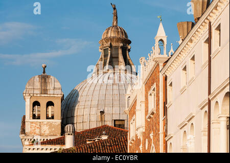 Le dôme de l'église il Redentore (par Andrea Palladio), sur l'île de la Giudecca, Venise, Italie Banque D'Images