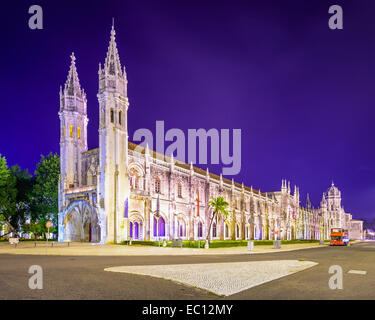 Belém, Lisbonne, Portugal au Monastère des Hiéronymites. Banque D'Images