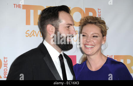 7 décembre 2014 - Los Angeles, Californie, États-Unis - Josh Kelley, Katherine Heigl assistant à l'TrevorLIVE Los Angeles Événement tenu au Hollywood Palladium à Hollywood, Californie le 7 décembre 2014. Crédit Image : 2014(© D. Long/Globe Photos/Zuma sur le fil) Banque D'Images