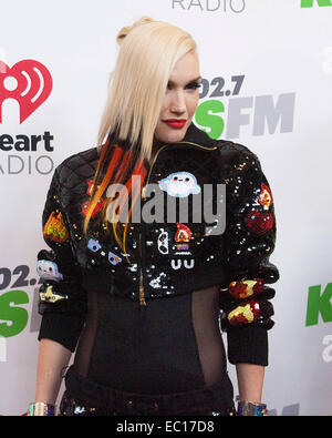 Los Angeles, Californie, USA. 5 déc, 2014. GWEN STEFANI lors d'arrivées de la RADIO KIIS FM Jingle Ball concert de Noël. © Jesse Grant/Globe Photos/ZUMAPRESS.com/Alamy Live News Banque D'Images