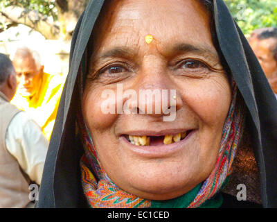 Portrait de femme indienne Banque D'Images