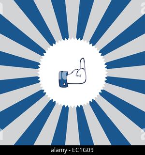 Geste de la main sign Illustration de Vecteur