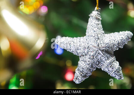 Festival de Noël Tree star Personne n Banque D'Images