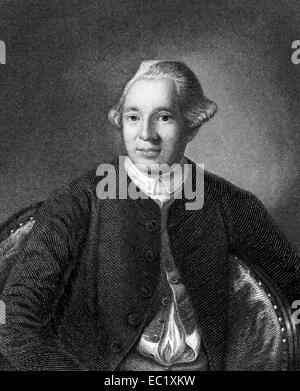 Joseph Warren (1741-1775) sur gravure de 1835. Médecin américain qui a joué un rôle de premier plan dans la Révolution américaine. Banque D'Images