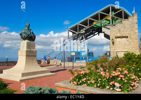 Funiculaire Monte Titano, Saint-Marin, République de San Marino, Italie, Europe Banque D'Images