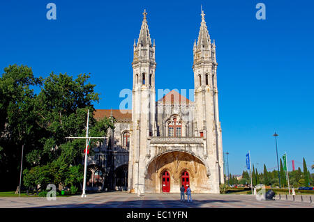 Museu de Marinha 'Naval Museum', le Mosteiro dos Jeronimos, Monastère des Hiéronymites, de l'UNESCO World Heritage Site, Belem Banque D'Images