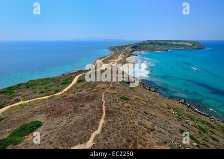 Capo San Marco, péninsule de Sinis, Cagliari, Sardaigne, Italie Province, Europe Banque D'Images