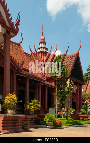 Musée National, Phnom Penh, Cambodge Banque D'Images