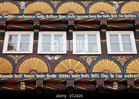 Haus Litto, Höxter, Weser Uplands, Rhénanie du Nord-Westphalie Banque D'Images