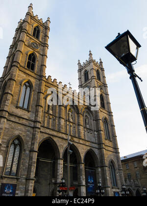 La basilique Notre-Dame, Montréal, Québec, Canada. Banque D'Images