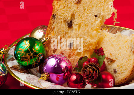 Panettone, Gâteau traditionnel italien Banque D'Images