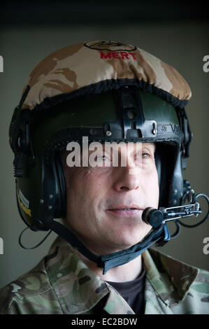 Le chef d'escadron Shaun Pascoe RAF St Mawgan Newquay Cornwall UK Banque D'Images