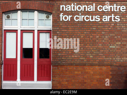 Centre national des Arts du Cirque, Hoxton, Londres Banque D'Images