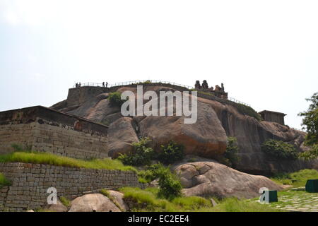 Chitradurga - le fort pittoresque à Karnataka- - à l'intérieur du fort Banque D'Images