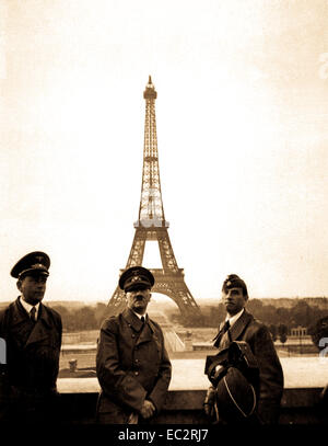 Der Führer à paris. Hitler à paris. Le 23 juin 1940. heinrich hoffman collection. (Enregistrements étrangers saisis) Banque D'Images