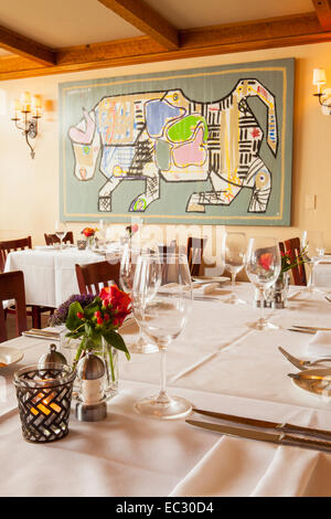 Intérieur de Toma Restaurant, Santa Barbara, Californie, États-Unis d'Amérique Banque D'Images