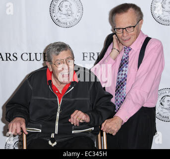 Jerry Lewis assiste à la célébration du Club frères Jerry Lewis et le 50e anniversaire de "La Professeur Maboul' à New York Friars Club comprend : Jerry Lewis,Larry King Où : New York, United States Quand : 05 Juin 2014 Banque D'Images