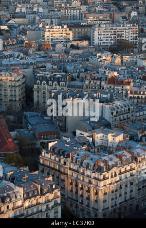 France, Paris, vue d'ensemble des bâtiments dans le 7e arrondissement Banque D'Images