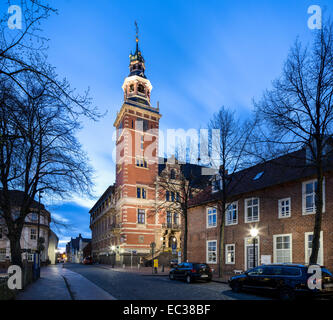 Old Town Hall, Leer, Frise orientale, Basse-Saxe, Allemagne Banque D'Images