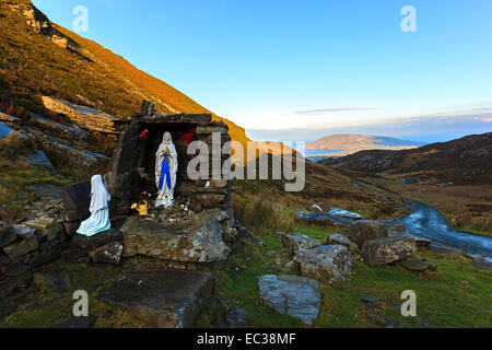 Culte religieux à Saint Columcille's ( Bien Egney ) Bien du St.Mamore, Gap, comté de Donegal, en République d'Irlande, Europe. Banque D'Images