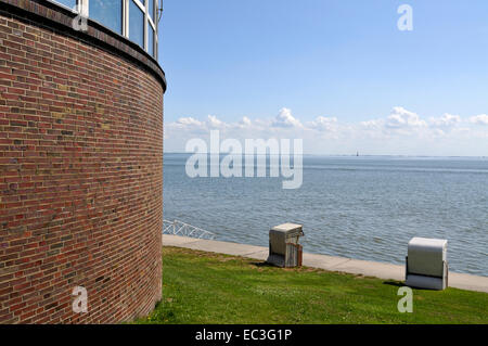 Lido et ses environs, Wilhelmshaven, Allemagne Banque D'Images