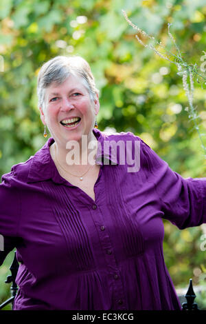 Patricia Duncker : l'écrivain britannique, romancier, auteur, universitaire, professeur de littérature contemporaine, Université de Manchester, UK Banque D'Images