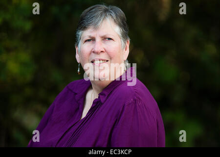 Patricia Duncker : l'écrivain britannique, romancier, auteur, universitaire, professeur de littérature contemporaine, Université de Manchester, UK Banque D'Images