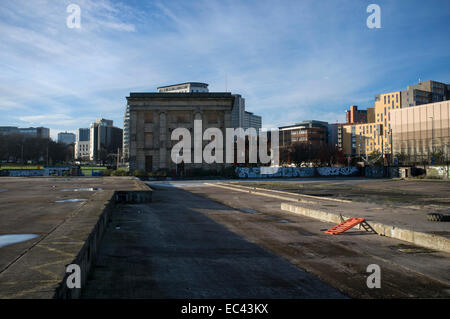 HS2 site, Curzon Street Station et Point Millenium Birmingham Banque D'Images