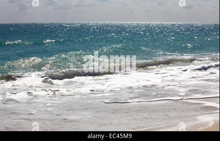 Mer des Caraïbes. Playa Los Cocos. Cayo Largo. Cuba. Banque D'Images